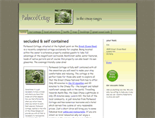 Tablet Screenshot of parkwoodcottage.com